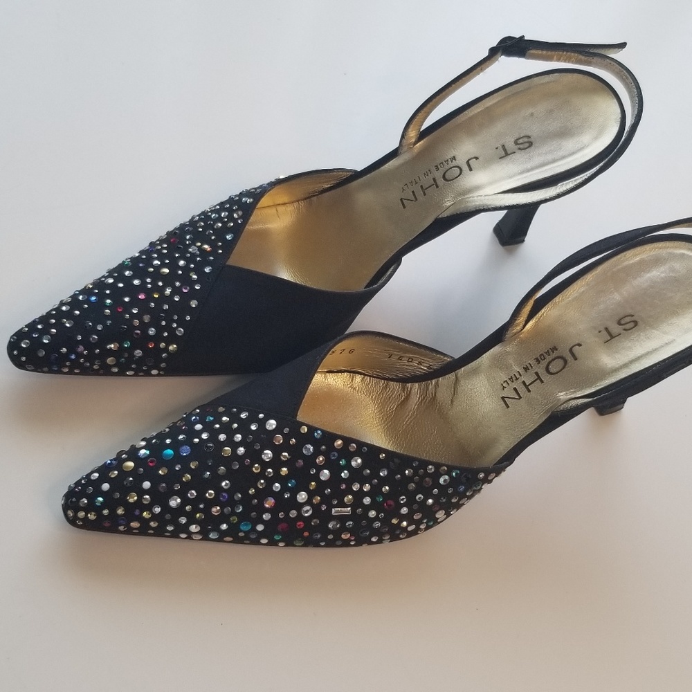 St. John jewel heels